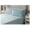 Duck Egg Blue - Back - Belledorm Easycare Percale Platform Valance