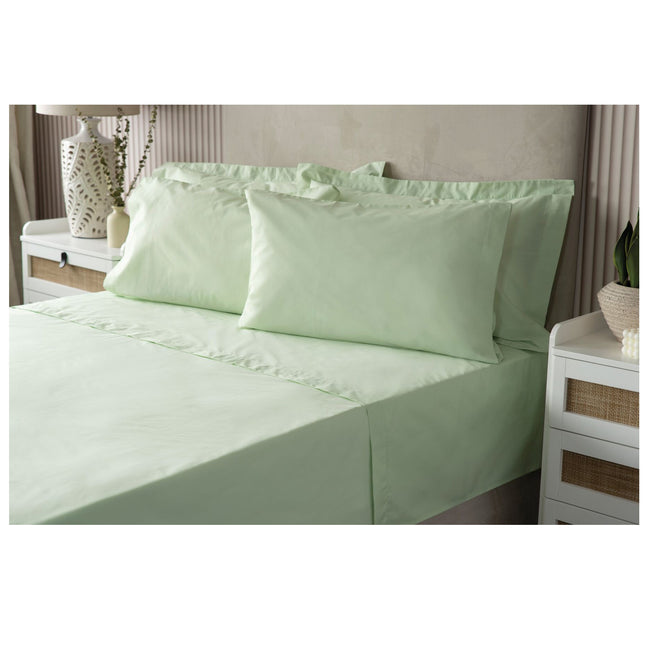 Green Apple - Back - Belledorm Easycare Percale Platform Valance