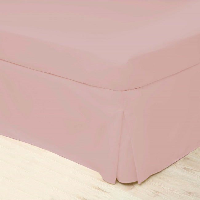 Powder Pink - Front - Belledorm Easycare Percale Platform Valance