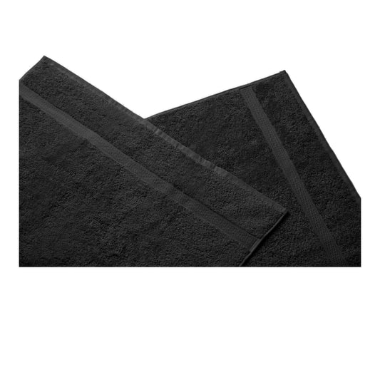 Black - Front - Belledorm Hotel Madison Bath Mat