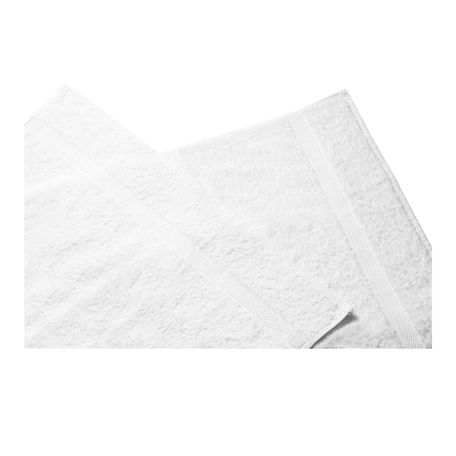 White - Front - Belledorm Hotel Madison Hand Towel