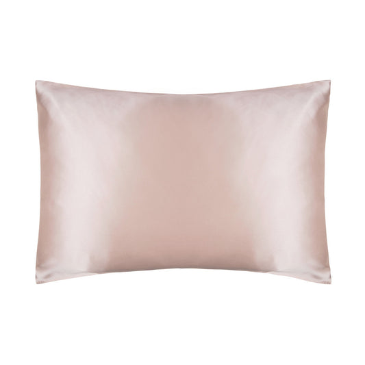 Pink - Front - Belledorm 100% Silk Pillowcase