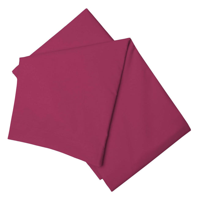 Red - Front - Belledorm Brushed Cotton Fitted Sheet
