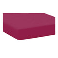 Red - Side - Belledorm Brushed Cotton Fitted Sheet