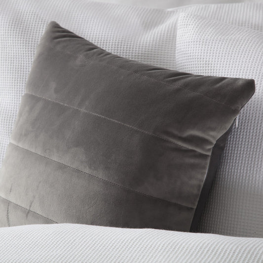 Charcoal - Front - Belledorm Verona Filled Cushion