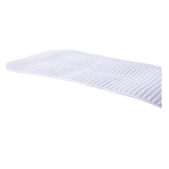 White - Side - Belledorm Crompton Quilted Bed Runner