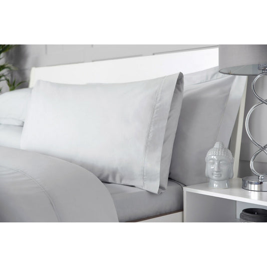 Platinum - Front - Belledorm Egyptian Cotton Deep Fitted Sheet
