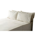 Ivory - Back - Belledorm Cotton Peracle Plain Pillowcase