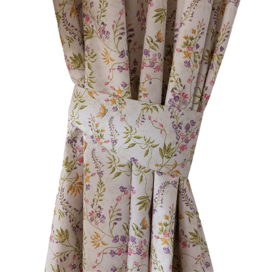 Multicoloured - Front - Belledorm Kira Curtains (Pack of 2)