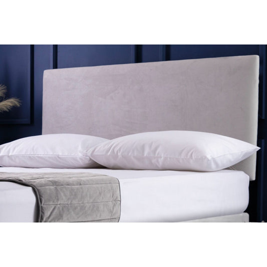 Cloud - Front - Belledorm Faux Suede Plain Headboard Cover