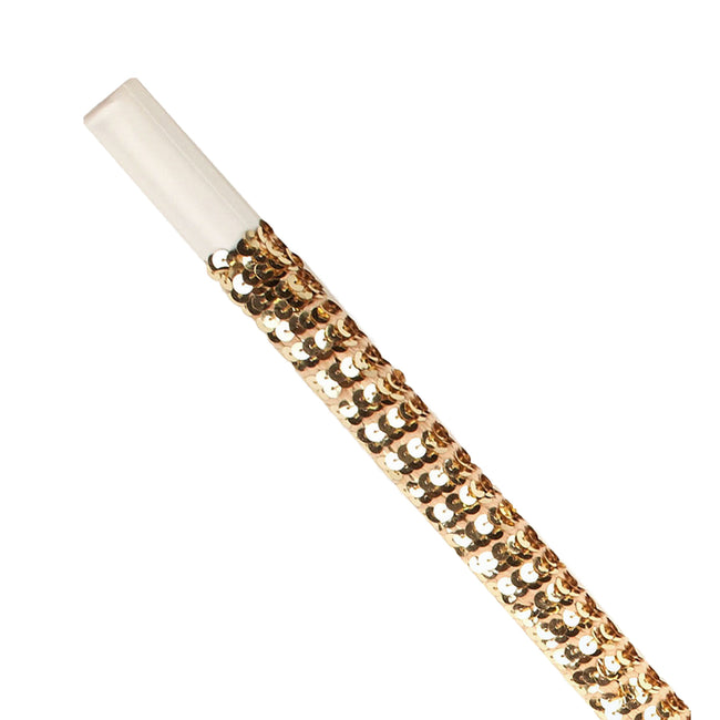 Gold - Side - Bristol Novelty Unisex Adults Sequin Dance Stick