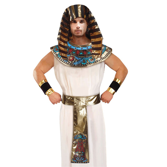 Gold-Black-Blue-Red - Front - Bristol Novelty Unisex Pharaoh Costume Accessories Set