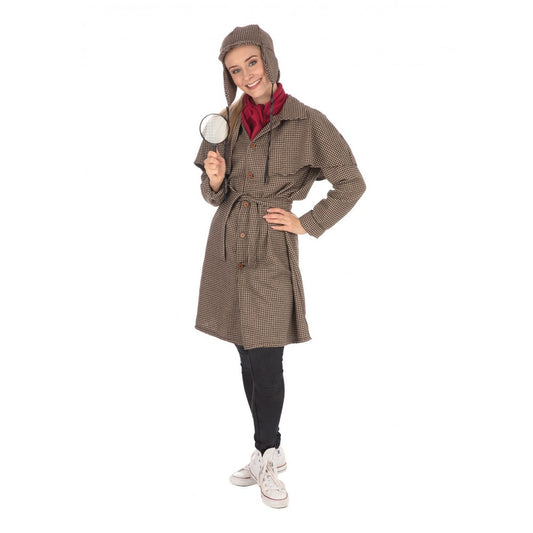Tweed - Front - Bristol Novelty Womens-Ladies Long Detective Costume