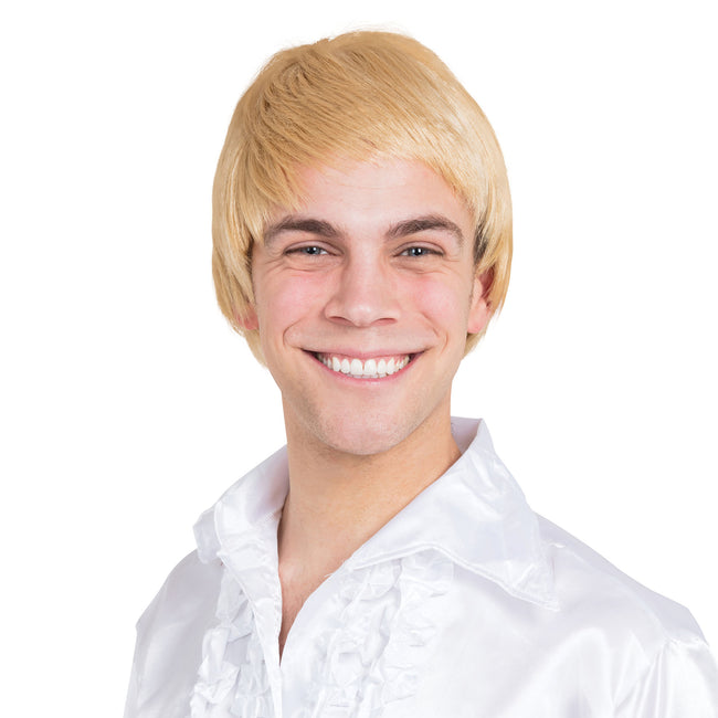 Blond - Front - Bristol Novelty Mens 60s Style Wig
