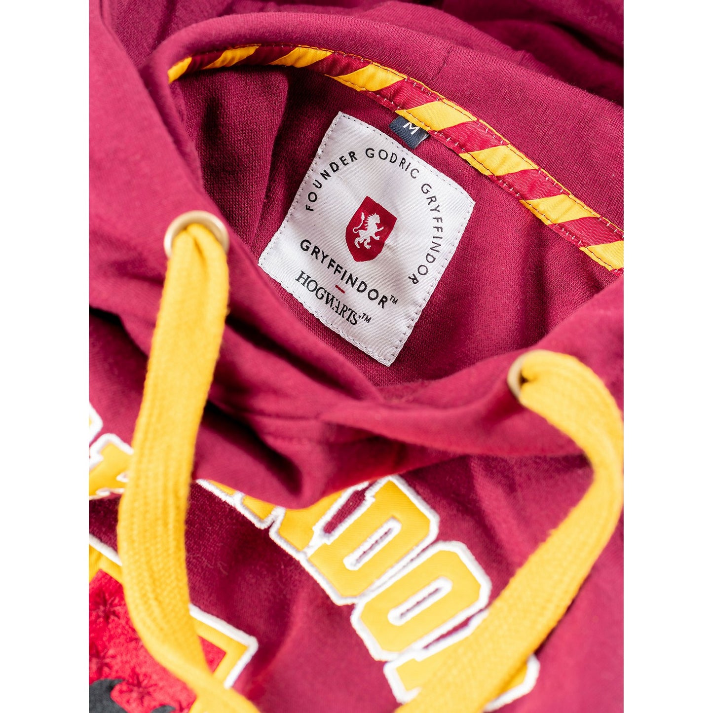 Burgundy - Pack Shot - Harry Potter Unisex Adult Deluxe Gryffindor Hoodie