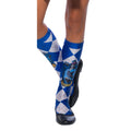 Blue-Silver - Back - Harry Potter Unisex Adult Ravenclaw Socks