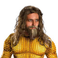Brown - Front - Aquaman Unisex Adult Beard & Wig Set