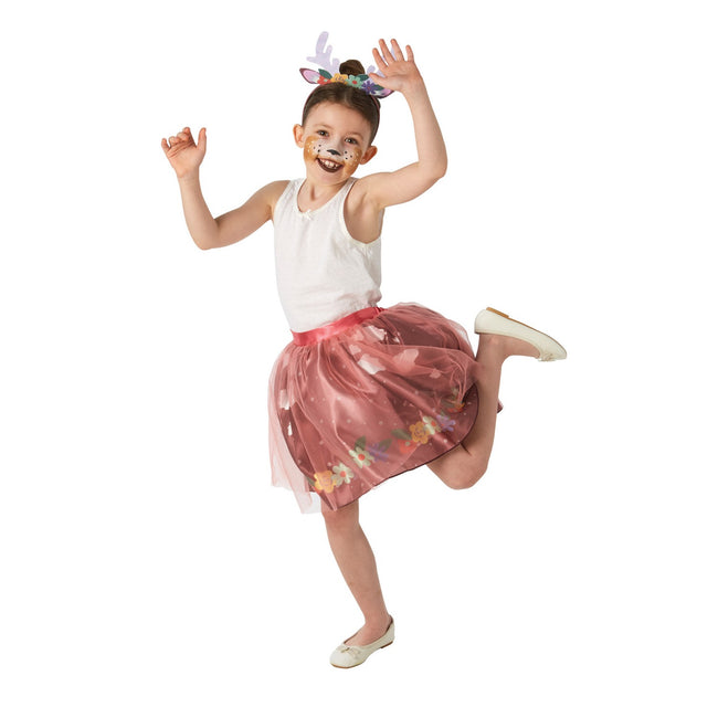 Brown - Lifestyle - Bristol Novelty Girls Deer Tutu Dress
