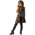 Black - Back - DC Comics Girls Deluxe Batgirl Costume Dress