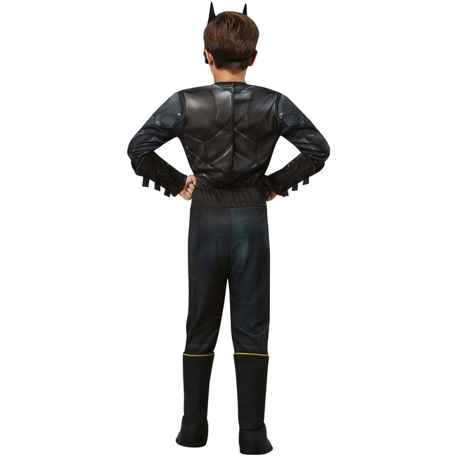Black - Back - Batman Boys Deluxe Costume