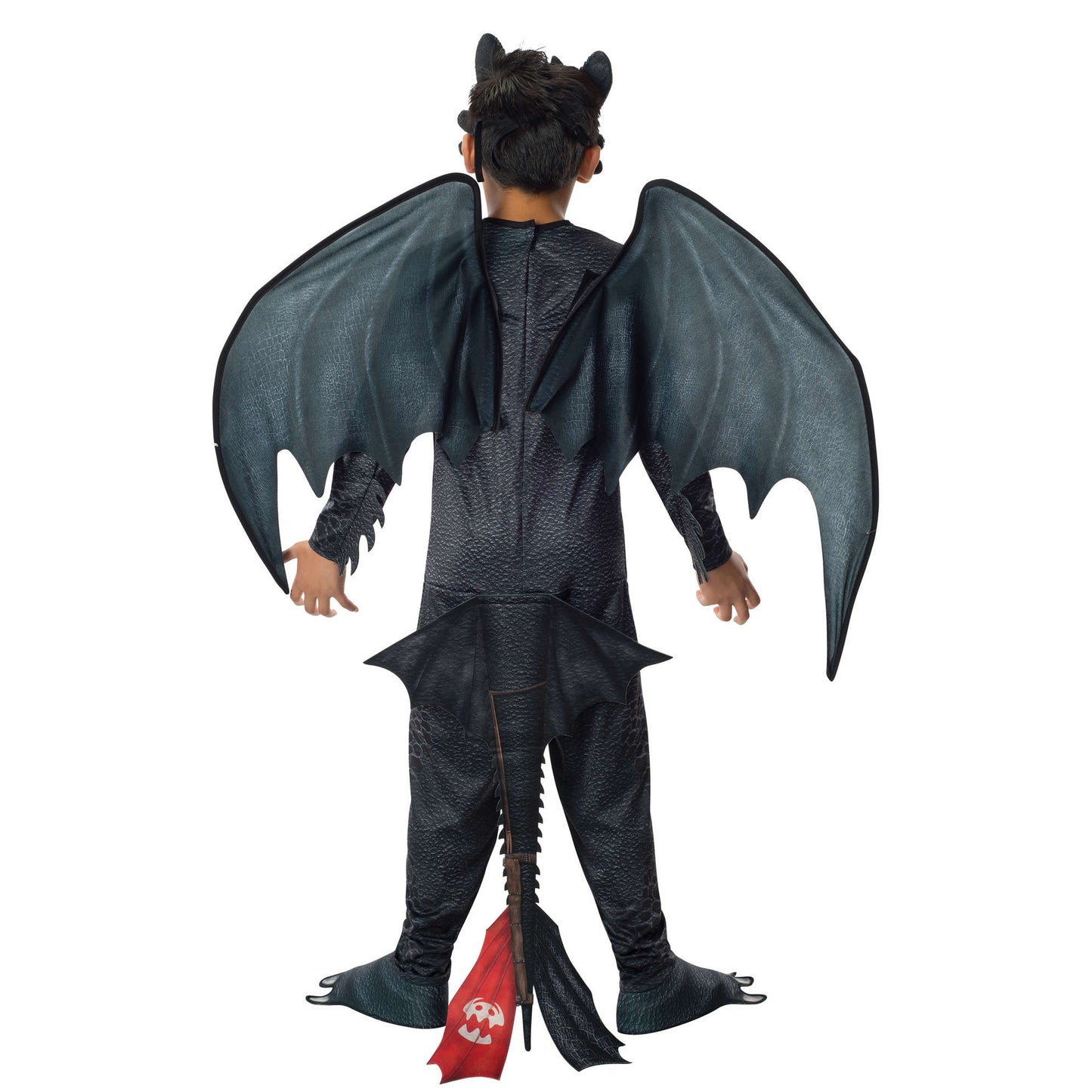 Black - Back - How To Train Your Dragon: The Hidden World Childrens-Kids Toothless Costume