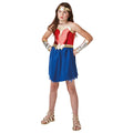 Blue-Red - Front - Wonder Woman Girls Costume