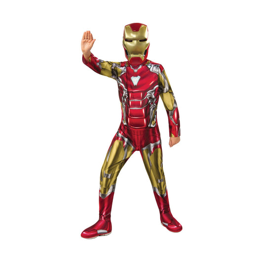 Red-Yellow - Front - Iron Man Childrens-Kids Costume