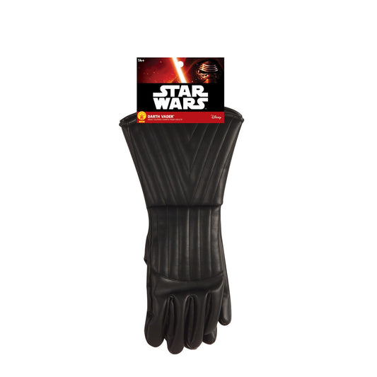 Black - Front - Star Wars Unisex Adult Darth Vader Faux Leather Gauntlet Glove (Pack of 2)