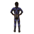 Black - Back - Black Panther Childrens-Kids Deluxe Battlesuit Costume