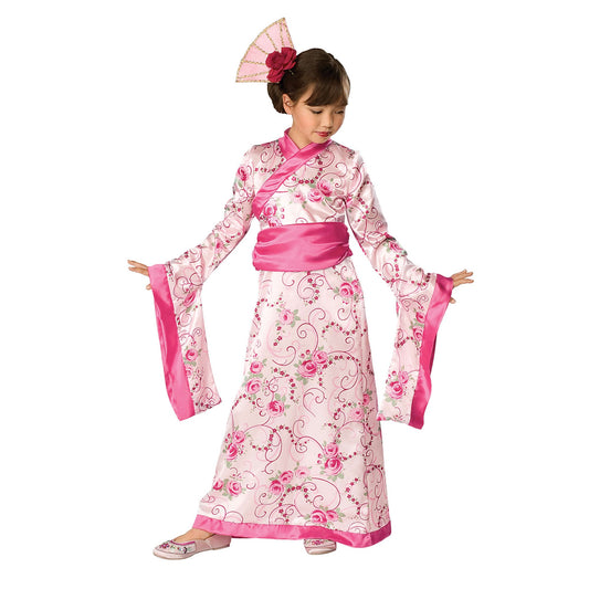 Pink - Front - Bristol Novelty Girls Asian Princess Costume