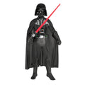 Black - Front - Star Wars Boys Deluxe Darth Vader Costume