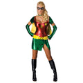 Green-Red-Yellow - Front - Bristol Novelty Womens-Ladies Robin Costume