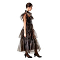 Black - Side - Wednesday Womens-Ladies Rave ´N Dance Wednesday Addams Costume Dress