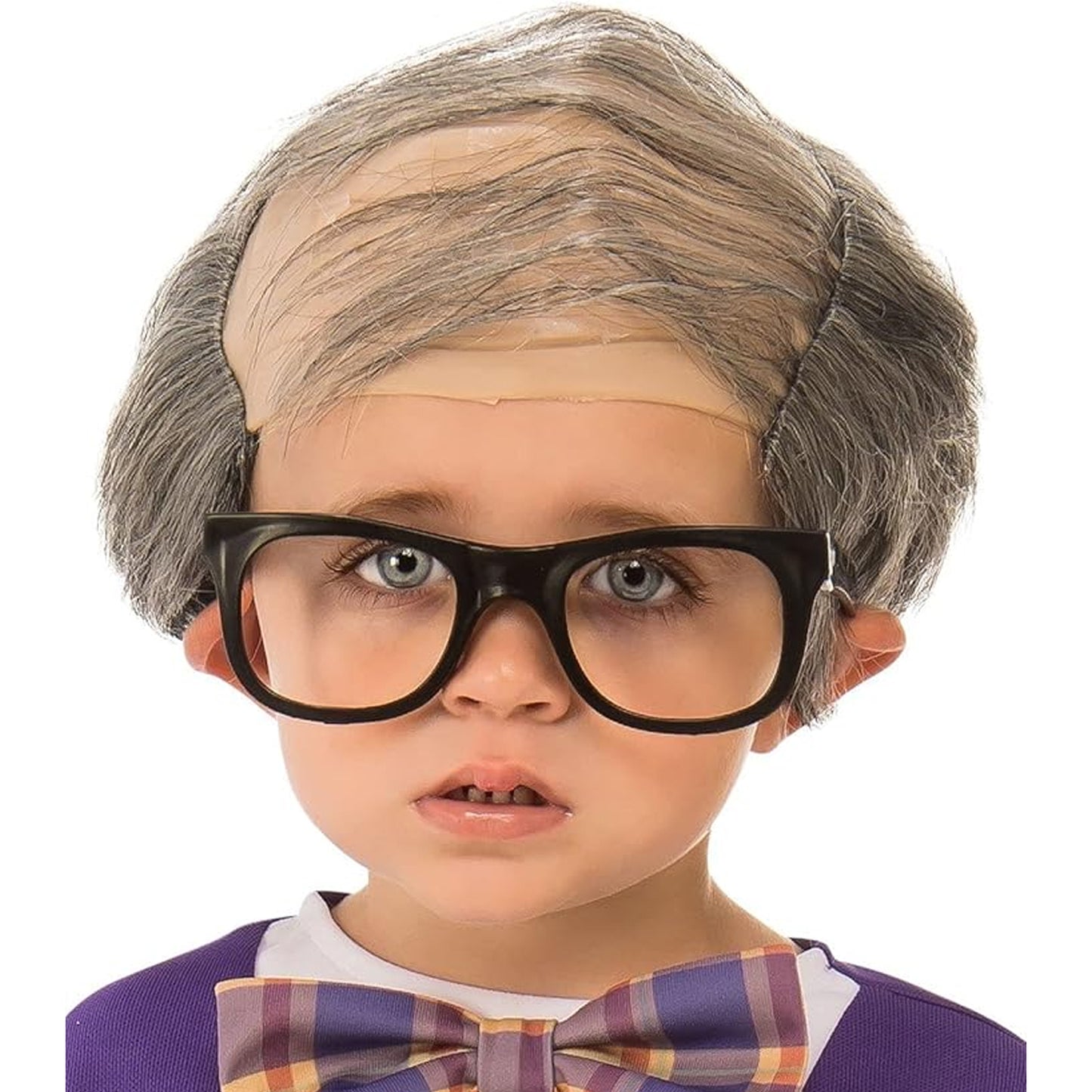 Purple-Beige - Side - Bristol Novelty Boys Little Old Man Costume