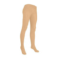 Tan - Front - Bristol Novelty Womens-Ladies Plain Tights