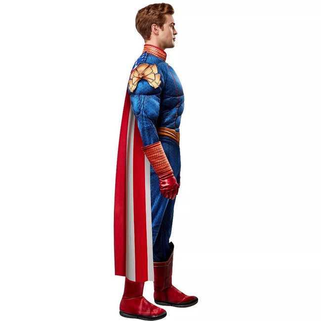 Blue-Red - Side - The Boys Unisex Adult Deluxe The Homelander Costume