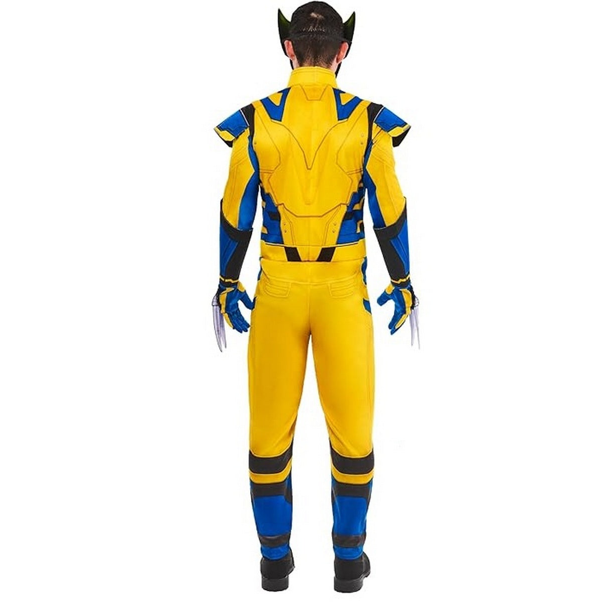 Yellow-Blue - Back - Wolverine Unisex Adult Costume