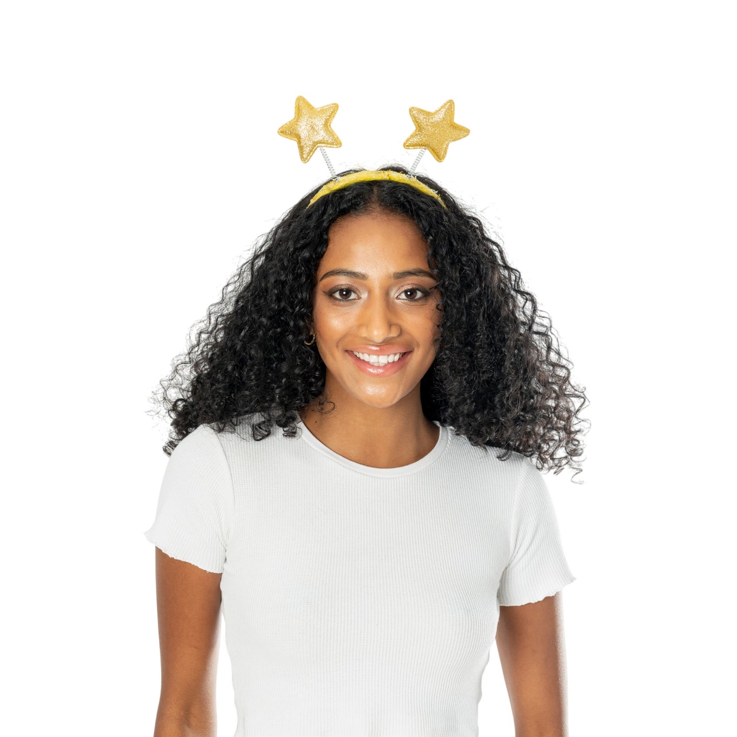 Gold - Back - Bristol Novelty Star Bopper Headband