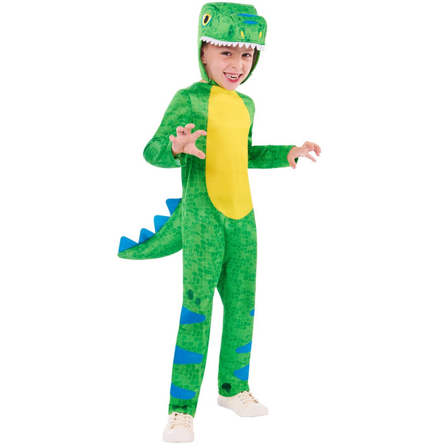 Green - Front - Bristol Novelty Childrens-Kids Friendly Dinosaur Costume Set