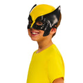Yellow-Black - Side - X-Men 97 Childrens-Kids Wolverine 1-2 Mask