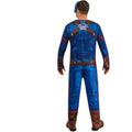 Blue-Red - Back - Captain America Mens Costume Set