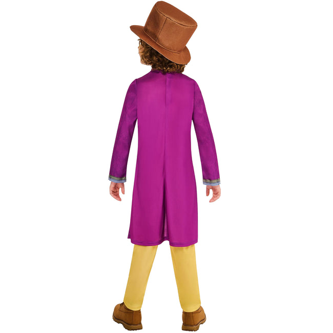 Purple-Yellow-Blue - Back - Wonka Boys Costume Set