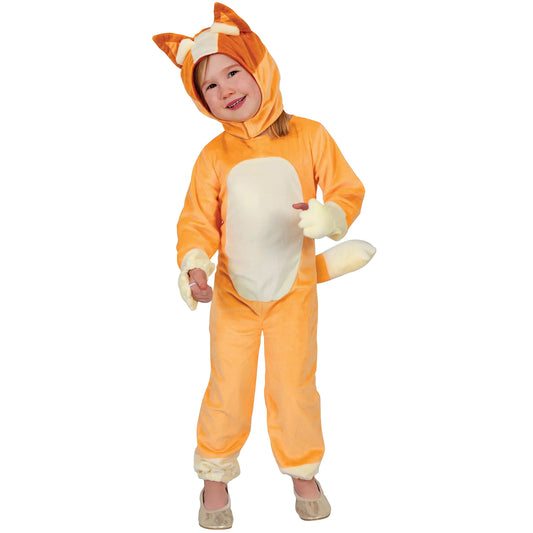 Orange-Beige - Front - Bluey Childrens-Kids Bingo Costume