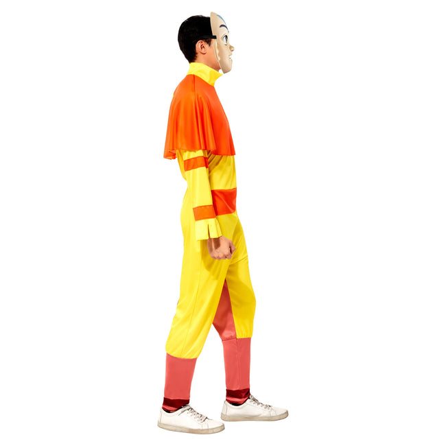 Yellow-Orange - Side - Avatar: The Last Airbender Mens Aang Costume
