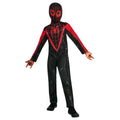 Black-Red - Front - Spider-Man: Miles Morales Childrens-Kids Gamerverse Costume