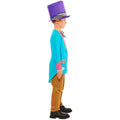 Multicoloured - Side - Alice In Wonderland Childrens-Kids Mad Hatter Costume