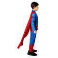 Blue-Red - Side - Superman Childrens-Kids Deluxe Costume