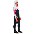 White-Black-Red - Side - Marvel Comics Womens-Ladies Ghost-Spider Costume