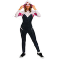 White-Black-Red - Front - Marvel Comics Womens-Ladies Ghost-Spider Costume