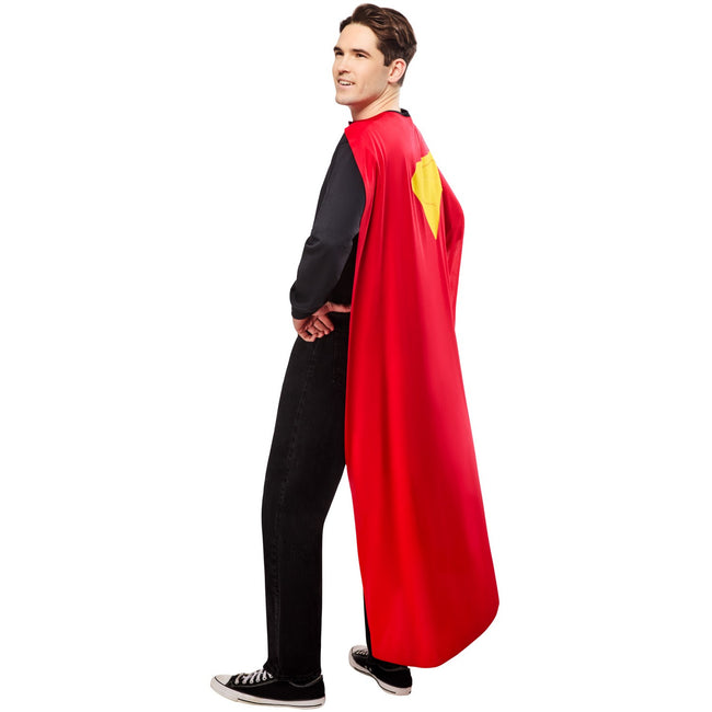 Red-Yellow - Lifestyle - Superman Unisex Adult Movie Cape